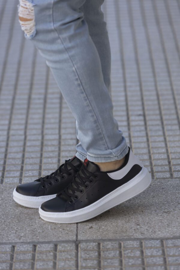 Zapatillas 400 Negra con blanco