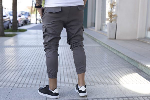 Jogger GRIS PETROLEO gabardina - Image 2