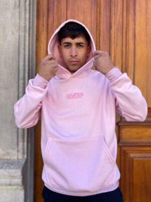 Buzo Frizado Over Premium CHAOS rosa