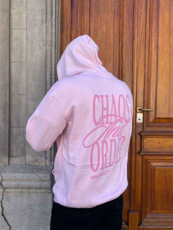 Buzo Frizado Over Premium CHAOS rosa - Image 2