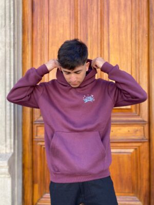 Buzo Frizado Over Premium COOL bordo