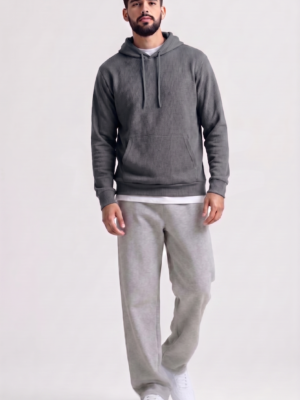 BUZO WAFLE COLOR GRIS
