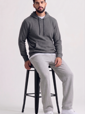 BUZO WAFLE COLOR GRIS