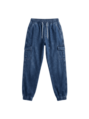 JOGGER CARGO - JEANS AZUL