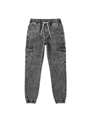 JOGGER CARGO - JEANS GRIS OSCURO