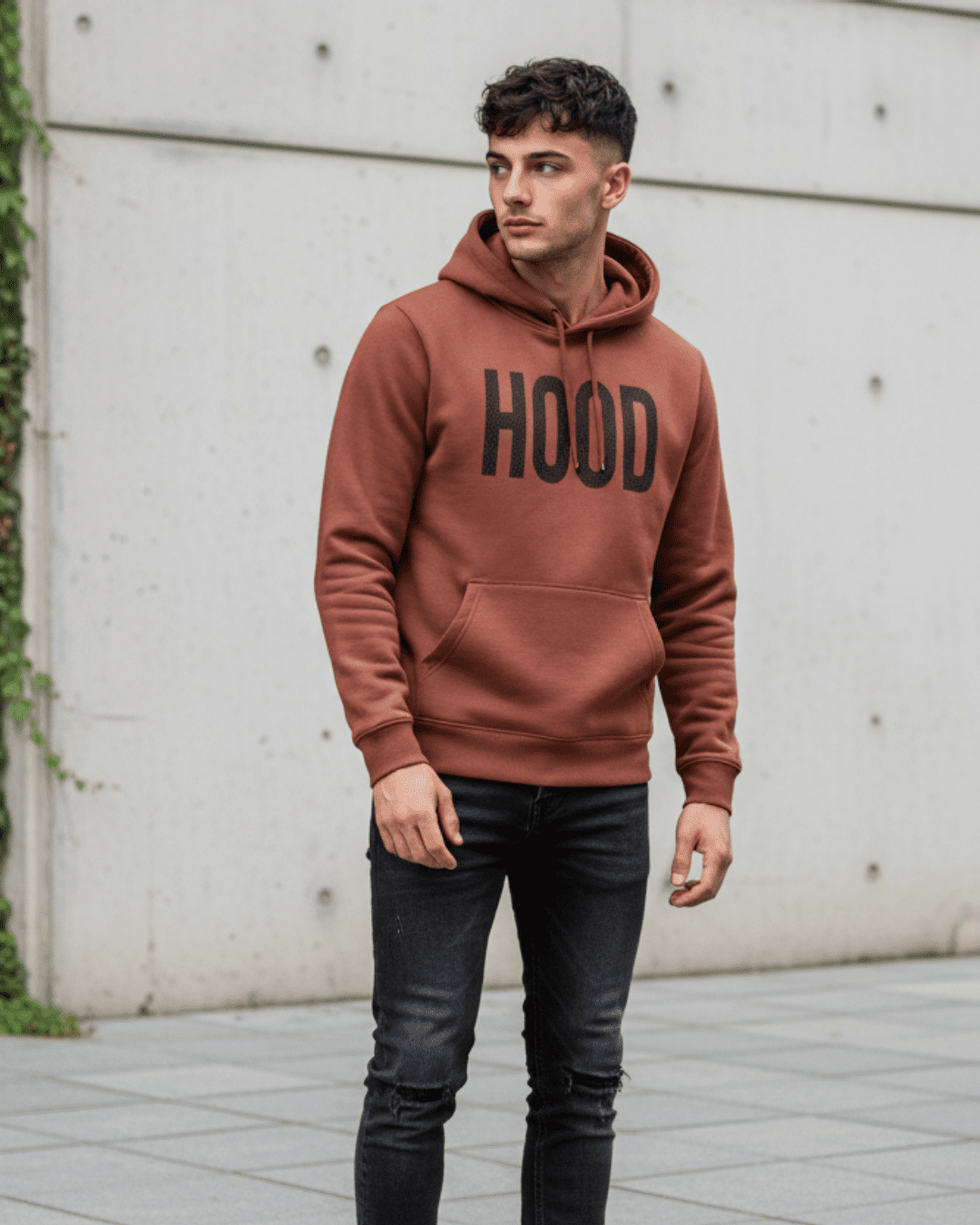 BUZO FRIZA - "Hood" MARRON - Imagen 2