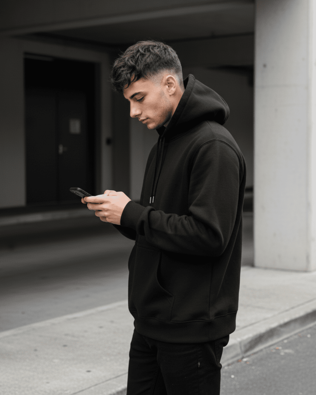BUZO FRIZA - NEGRO - Imagen 2