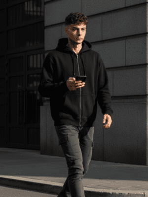 CAMPERA FRIZA - NEGRO