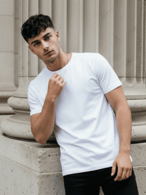 REMERA LISA - BLANCA