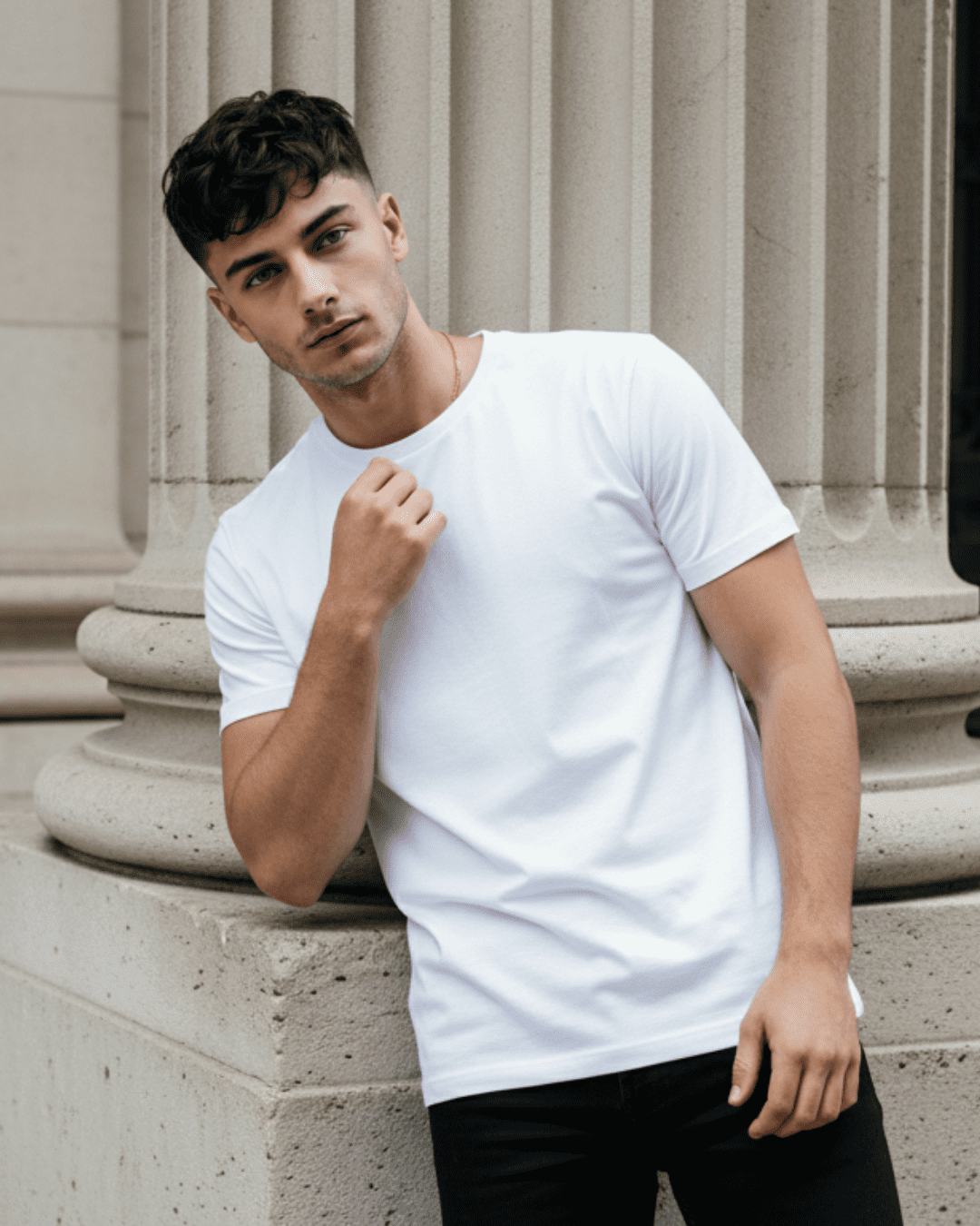 REMERA LISA - BLANCA - Imagen 2