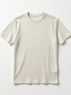 REMERA WAFFLE COLOR NATURAL
